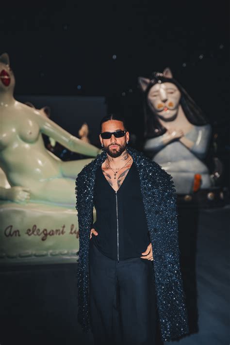 Getting Ready for Dior Men Summer 2025 with Maluma .